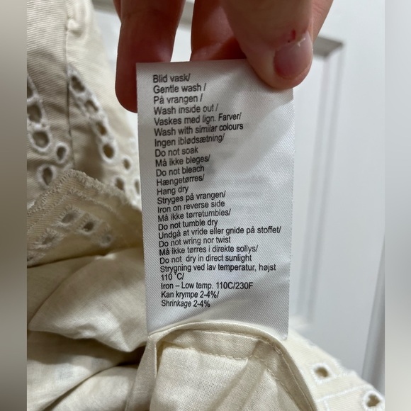 MUNTHE “Hico” dress in cream. Size 34. New without tags - Picture 9 of 10